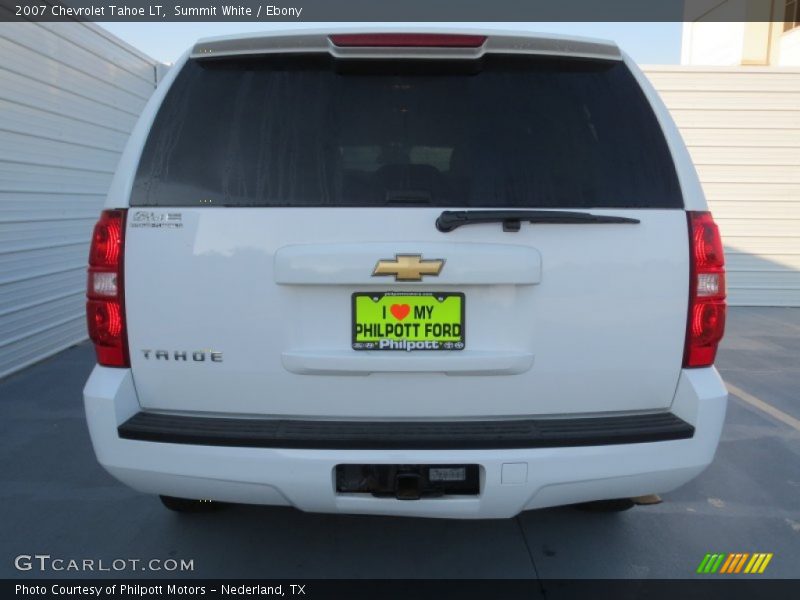 Summit White / Ebony 2007 Chevrolet Tahoe LT