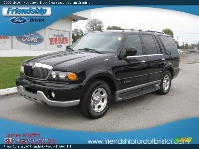 Black Clearcoat / Medium Graphite 2000 Lincoln Navigator