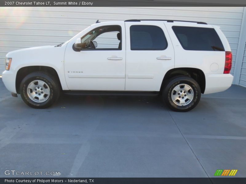 Summit White / Ebony 2007 Chevrolet Tahoe LT