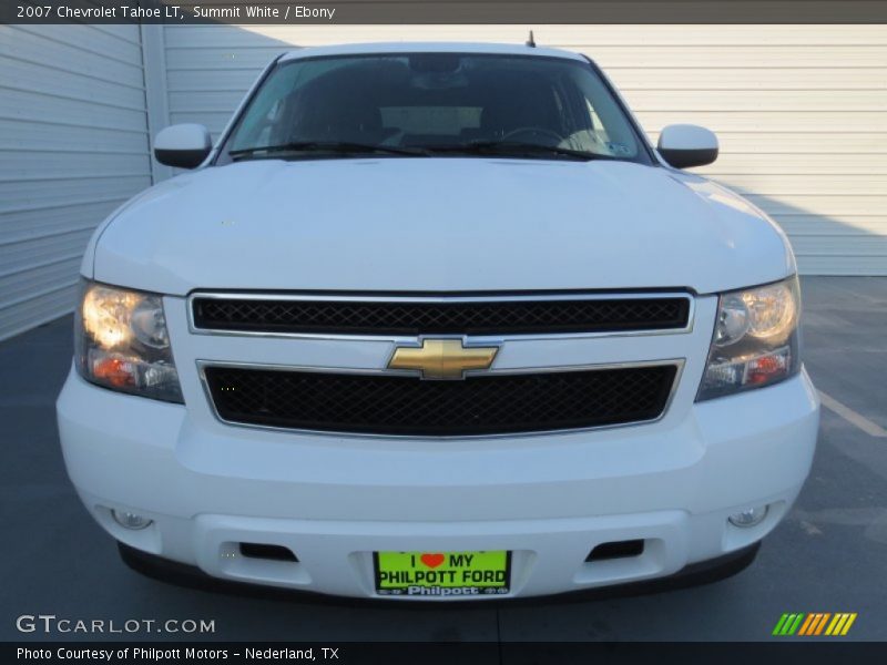 Summit White / Ebony 2007 Chevrolet Tahoe LT