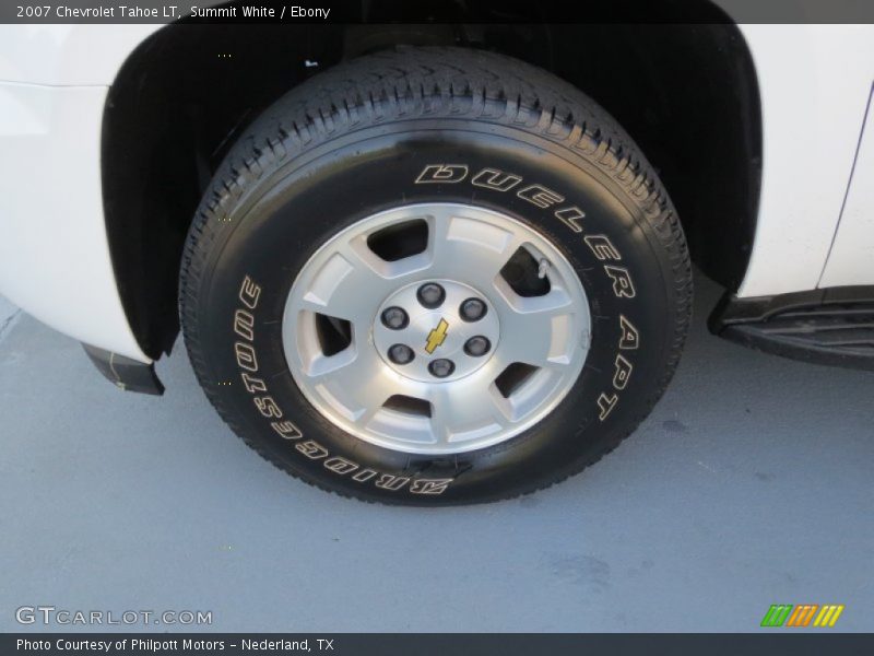 Summit White / Ebony 2007 Chevrolet Tahoe LT