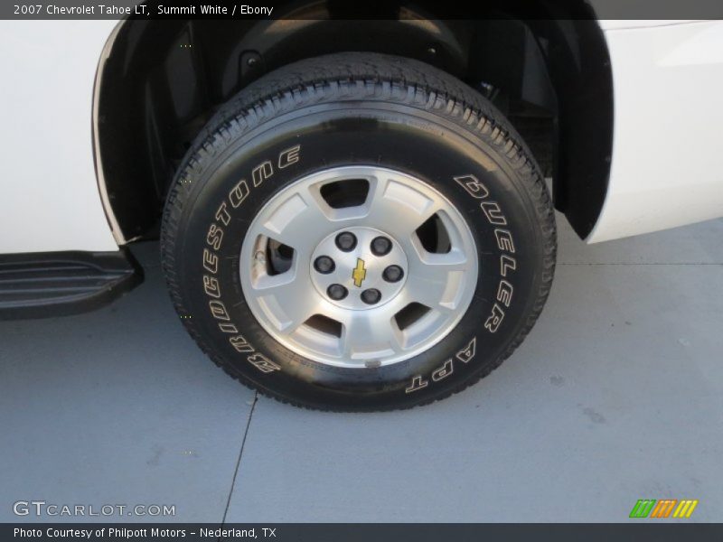 Summit White / Ebony 2007 Chevrolet Tahoe LT