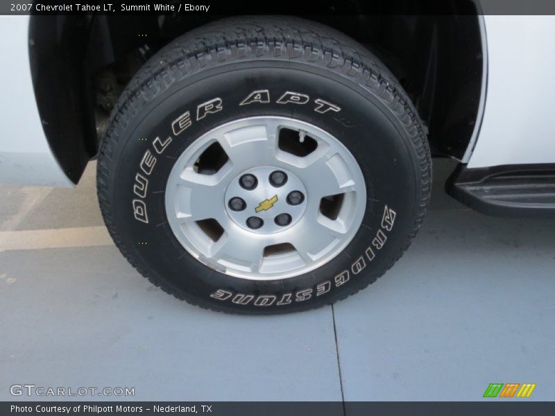 Summit White / Ebony 2007 Chevrolet Tahoe LT