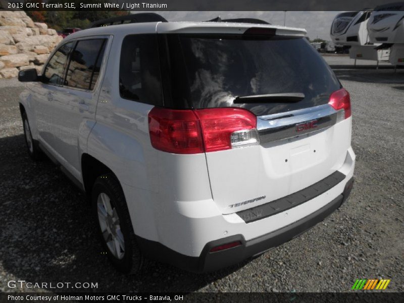 Summit White / Light Titanium 2013 GMC Terrain SLE