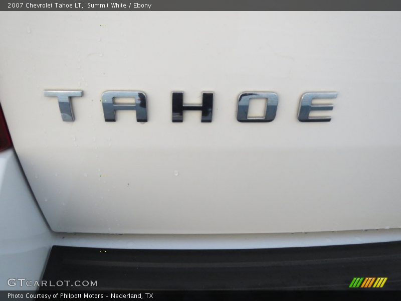 Summit White / Ebony 2007 Chevrolet Tahoe LT