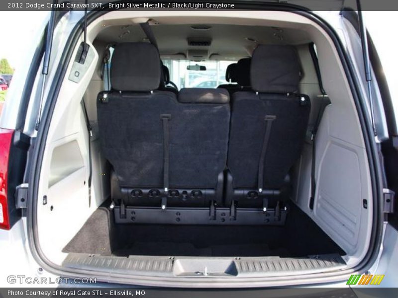 Bright Silver Metallic / Black/Light Graystone 2012 Dodge Grand Caravan SXT