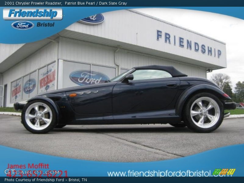 Patriot Blue Pearl / Dark Slate Gray 2001 Chrysler Prowler Roadster