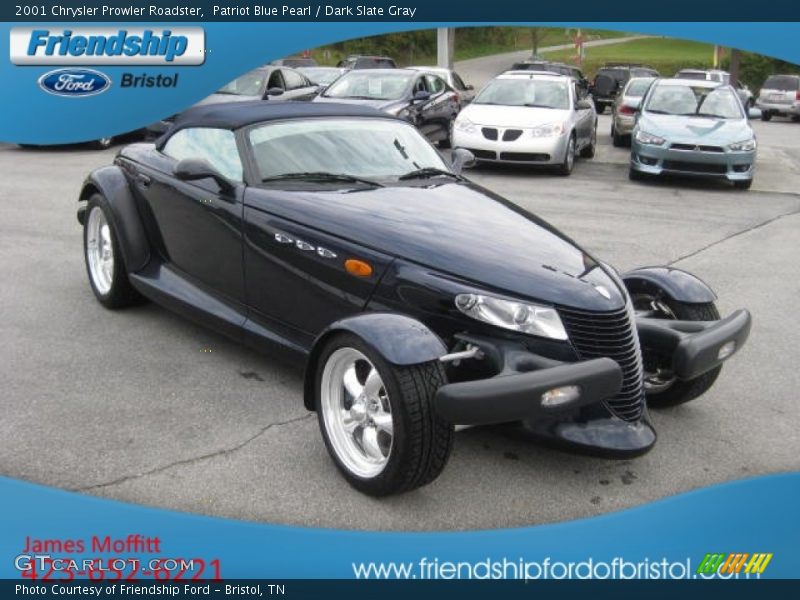 Patriot Blue Pearl / Dark Slate Gray 2001 Chrysler Prowler Roadster