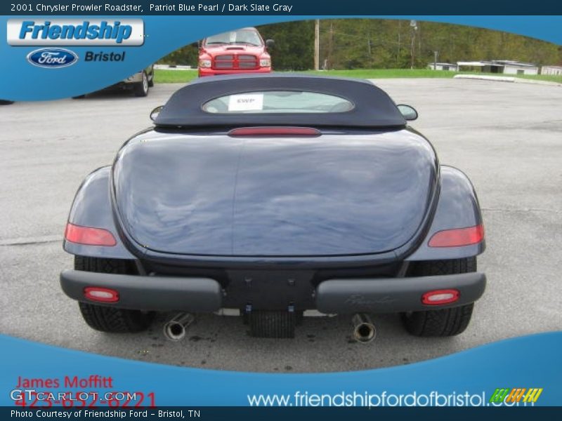Patriot Blue Pearl / Dark Slate Gray 2001 Chrysler Prowler Roadster