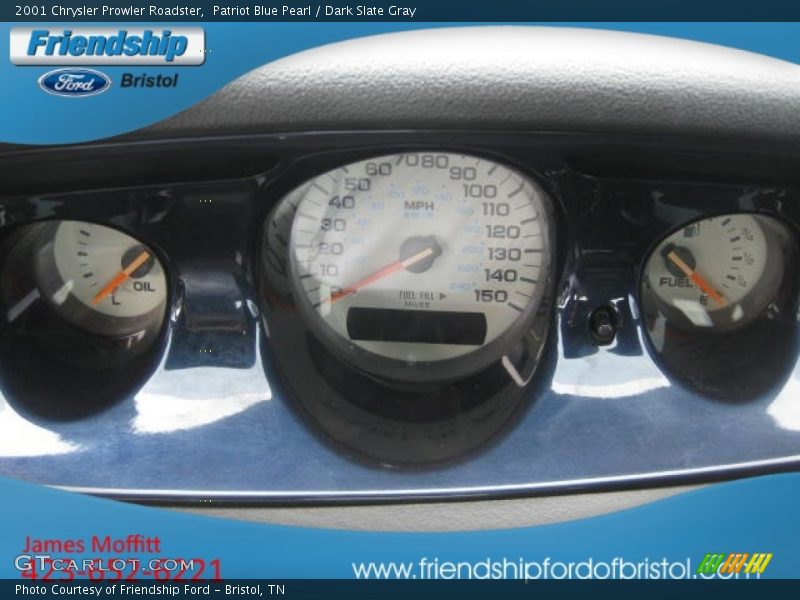 Patriot Blue Pearl / Dark Slate Gray 2001 Chrysler Prowler Roadster