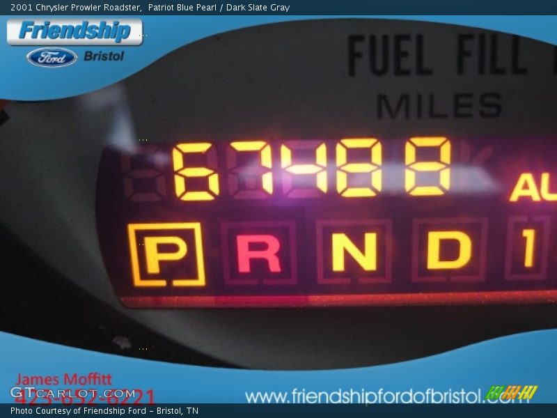 Patriot Blue Pearl / Dark Slate Gray 2001 Chrysler Prowler Roadster