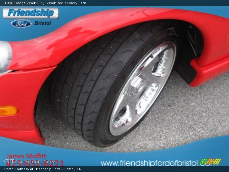 Viper Red / Black/Black 1998 Dodge Viper GTS