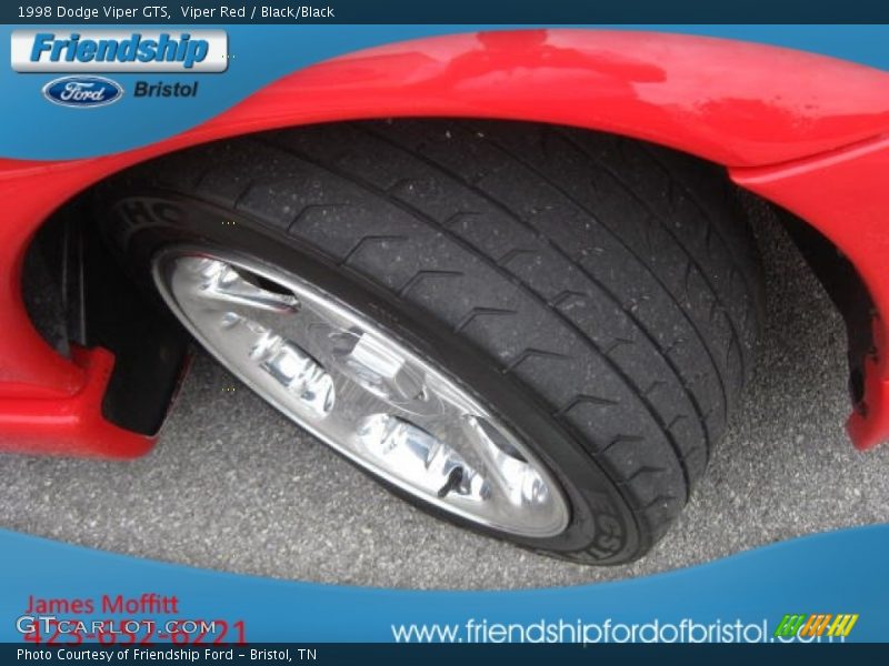 Viper Red / Black/Black 1998 Dodge Viper GTS