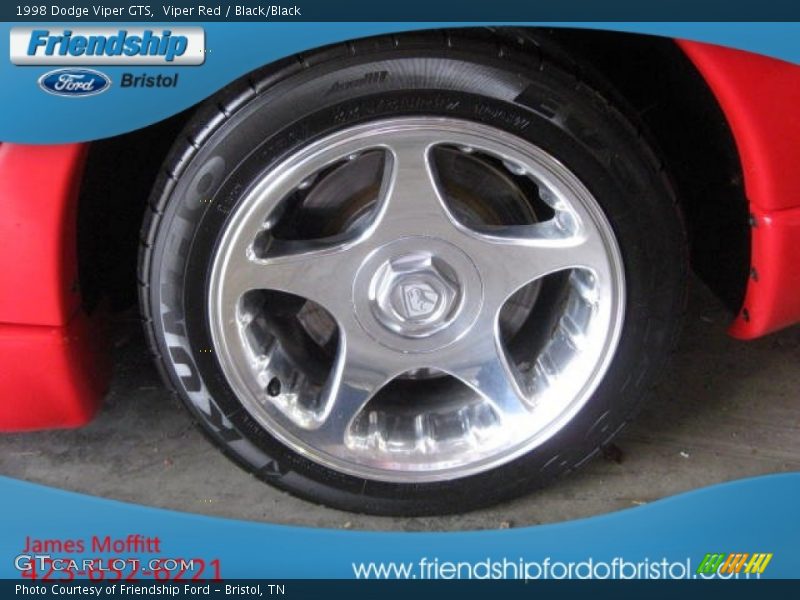 Viper Red / Black/Black 1998 Dodge Viper GTS