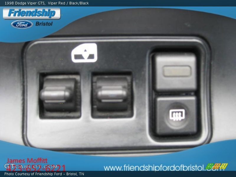 Viper Red / Black/Black 1998 Dodge Viper GTS
