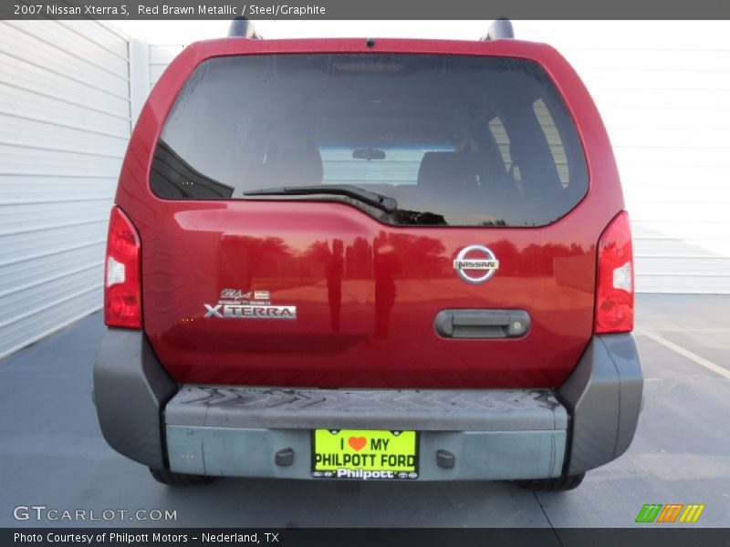 Red Brawn Metallic / Steel/Graphite 2007 Nissan Xterra S