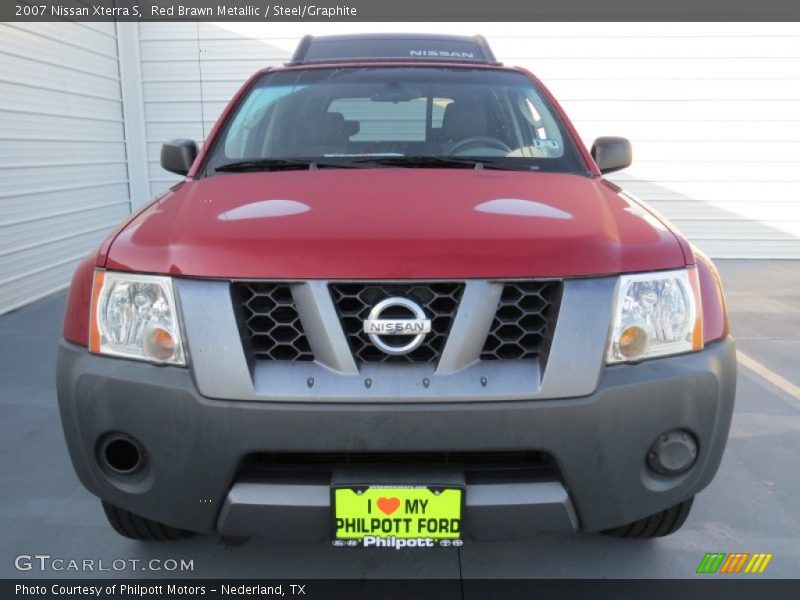 Red Brawn Metallic / Steel/Graphite 2007 Nissan Xterra S