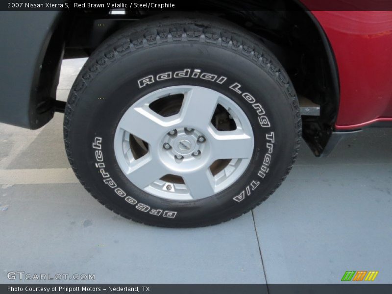 Red Brawn Metallic / Steel/Graphite 2007 Nissan Xterra S