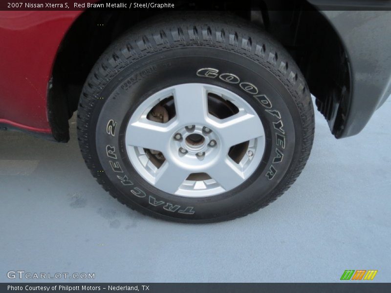 Red Brawn Metallic / Steel/Graphite 2007 Nissan Xterra S