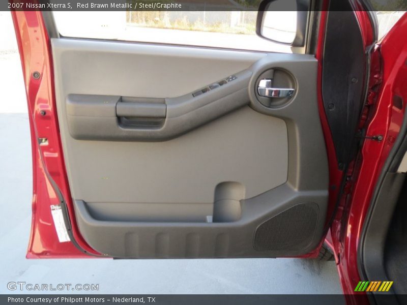 Red Brawn Metallic / Steel/Graphite 2007 Nissan Xterra S