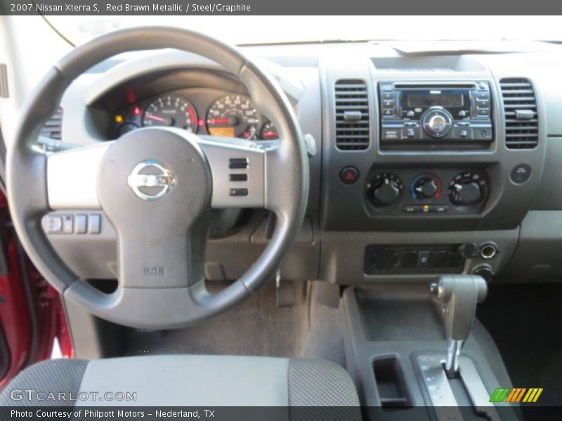 Red Brawn Metallic / Steel/Graphite 2007 Nissan Xterra S