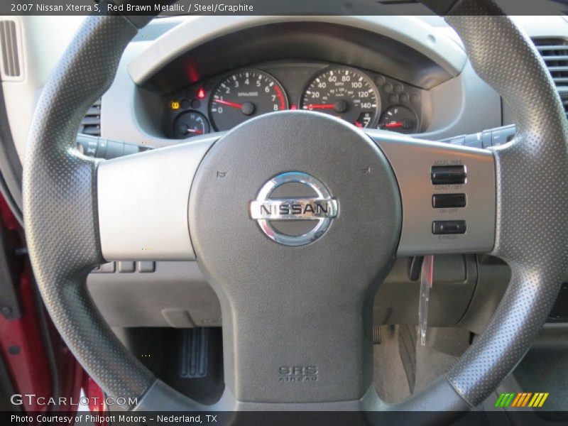 Red Brawn Metallic / Steel/Graphite 2007 Nissan Xterra S