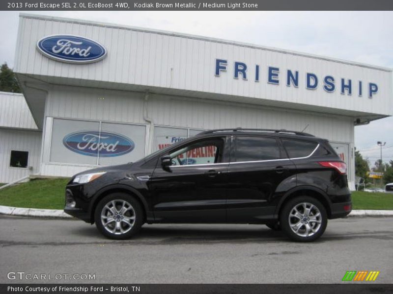 Kodiak Brown Metallic / Medium Light Stone 2013 Ford Escape SEL 2.0L EcoBoost 4WD