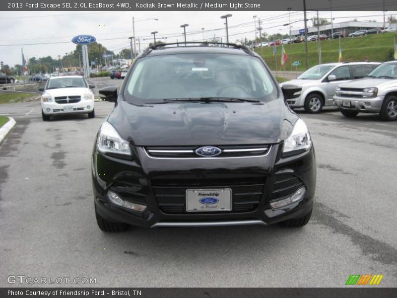 Kodiak Brown Metallic / Medium Light Stone 2013 Ford Escape SEL 2.0L EcoBoost 4WD