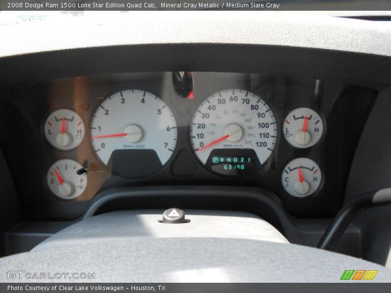 Mineral Gray Metallic / Medium Slate Gray 2008 Dodge Ram 1500 Lone Star Edition Quad Cab