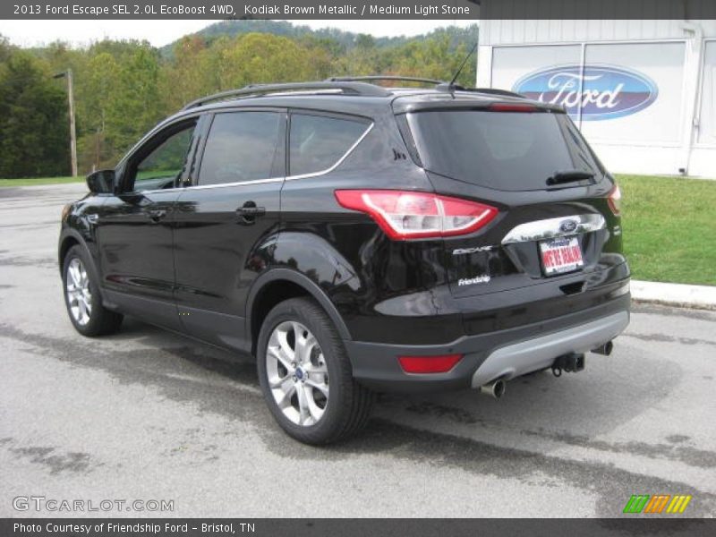 Kodiak Brown Metallic / Medium Light Stone 2013 Ford Escape SEL 2.0L EcoBoost 4WD