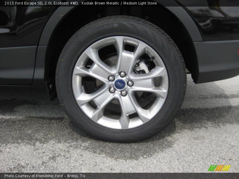 Kodiak Brown Metallic / Medium Light Stone 2013 Ford Escape SEL 2.0L EcoBoost 4WD