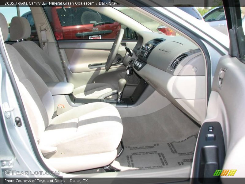 Mineral Green Opalescent / Dark Gray 2005 Toyota Camry LE