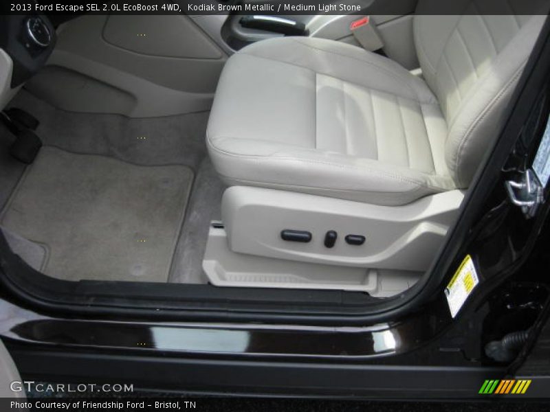 Kodiak Brown Metallic / Medium Light Stone 2013 Ford Escape SEL 2.0L EcoBoost 4WD