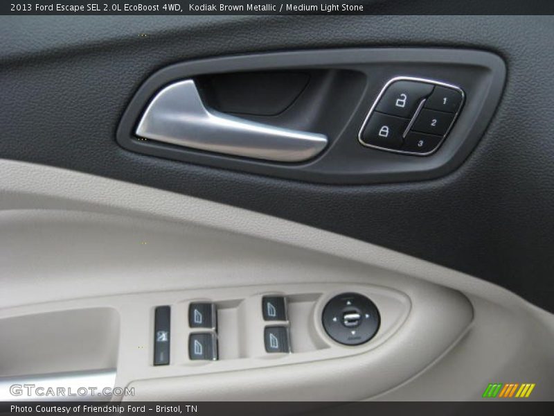 Kodiak Brown Metallic / Medium Light Stone 2013 Ford Escape SEL 2.0L EcoBoost 4WD