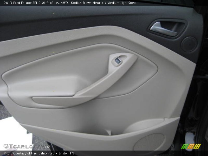 Kodiak Brown Metallic / Medium Light Stone 2013 Ford Escape SEL 2.0L EcoBoost 4WD
