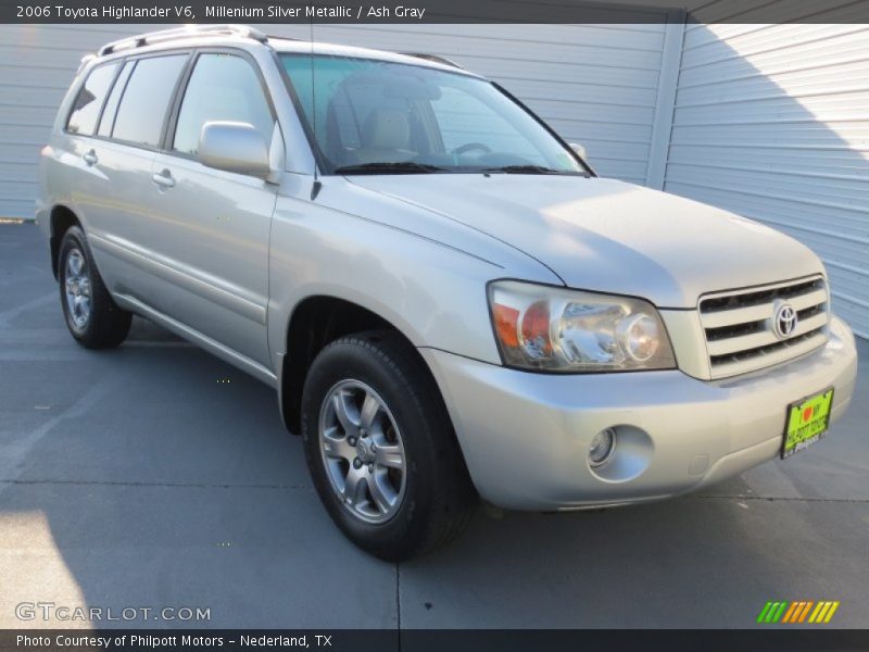 Millenium Silver Metallic / Ash Gray 2006 Toyota Highlander V6