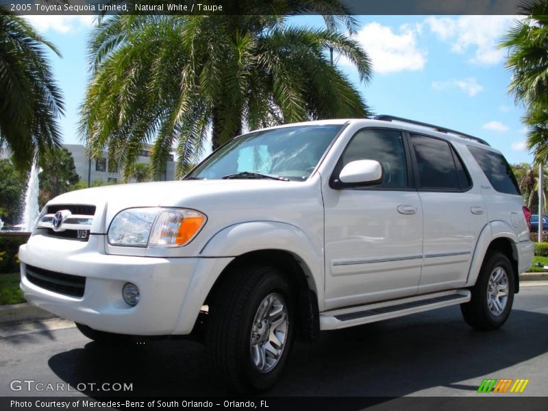 Natural White / Taupe 2005 Toyota Sequoia Limited
