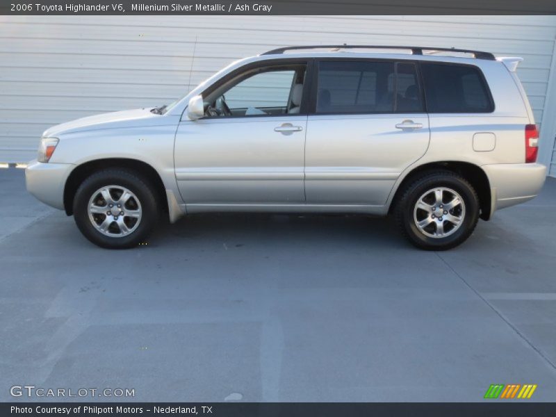 Millenium Silver Metallic / Ash Gray 2006 Toyota Highlander V6