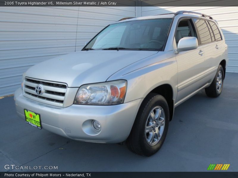 Millenium Silver Metallic / Ash Gray 2006 Toyota Highlander V6