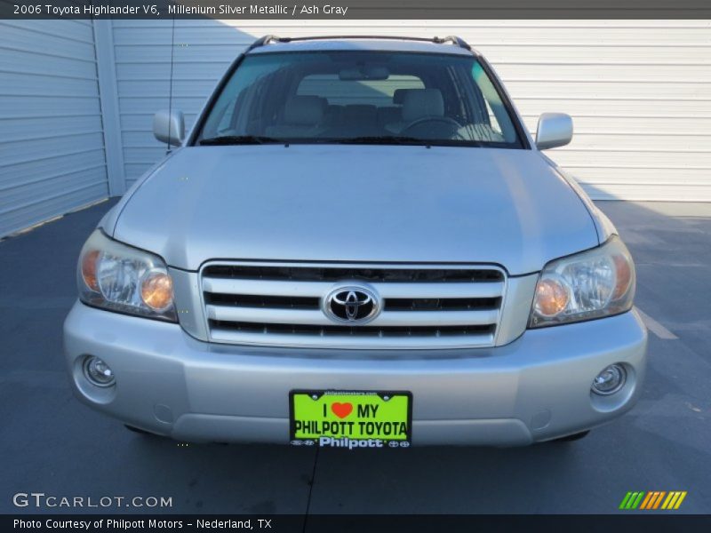 Millenium Silver Metallic / Ash Gray 2006 Toyota Highlander V6