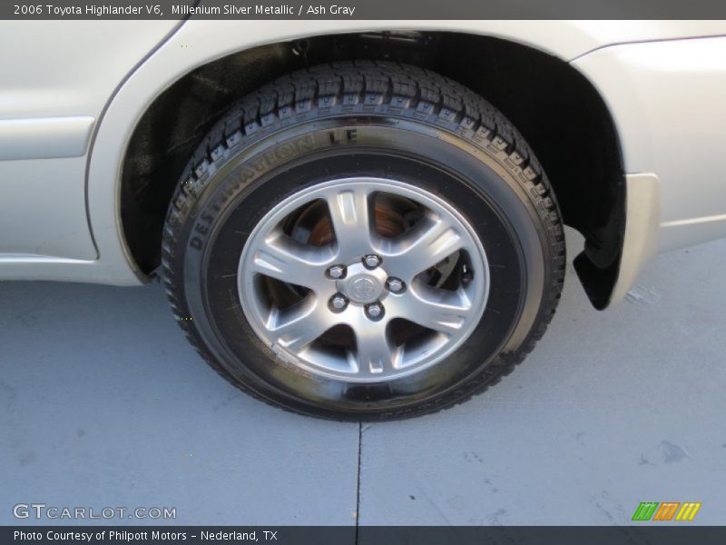 Millenium Silver Metallic / Ash Gray 2006 Toyota Highlander V6
