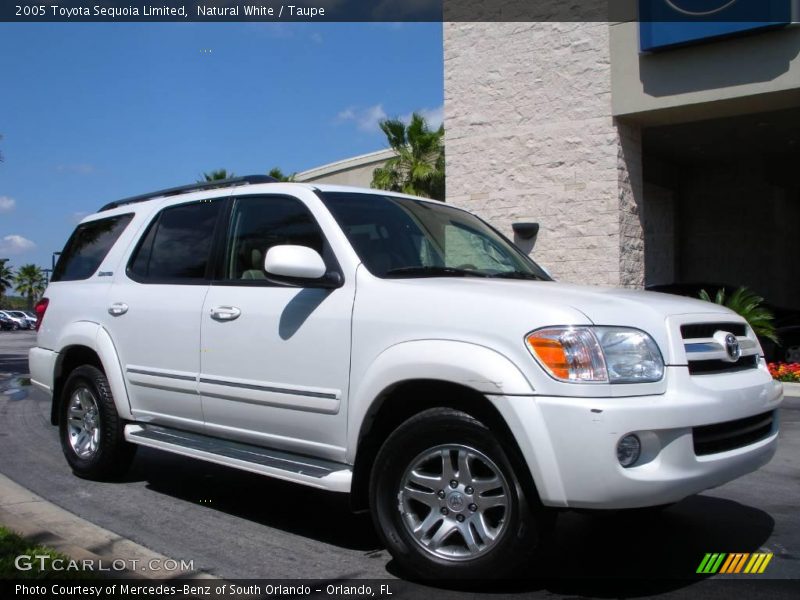 Natural White / Taupe 2005 Toyota Sequoia Limited