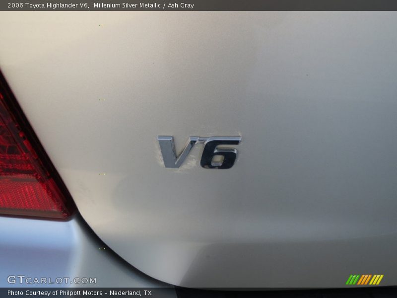 Millenium Silver Metallic / Ash Gray 2006 Toyota Highlander V6