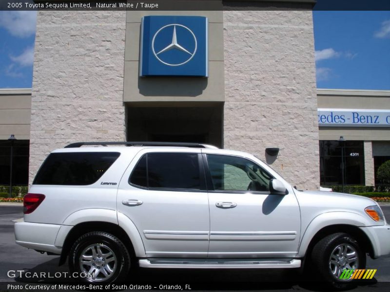 Natural White / Taupe 2005 Toyota Sequoia Limited