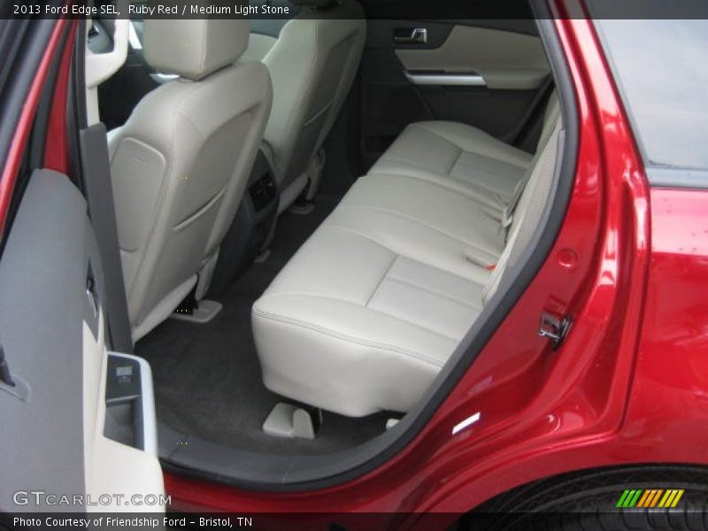 Ruby Red / Medium Light Stone 2013 Ford Edge SEL