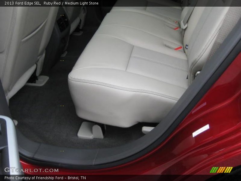 Ruby Red / Medium Light Stone 2013 Ford Edge SEL