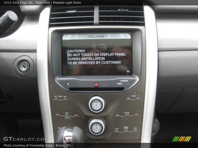 Ruby Red / Medium Light Stone 2013 Ford Edge SEL