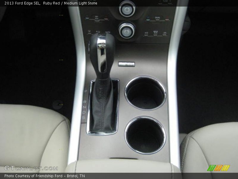 Ruby Red / Medium Light Stone 2013 Ford Edge SEL