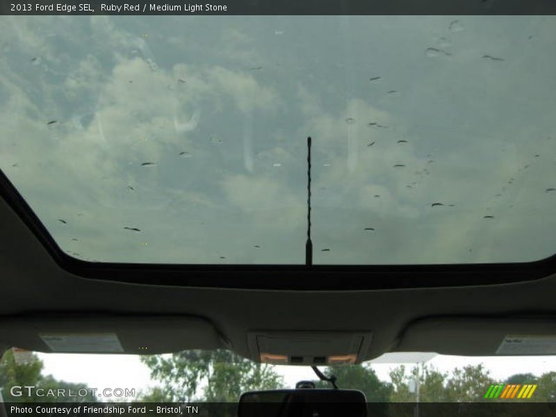 Ruby Red / Medium Light Stone 2013 Ford Edge SEL