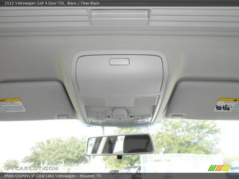 Black / Titan Black 2013 Volkswagen Golf 4 Door TDI